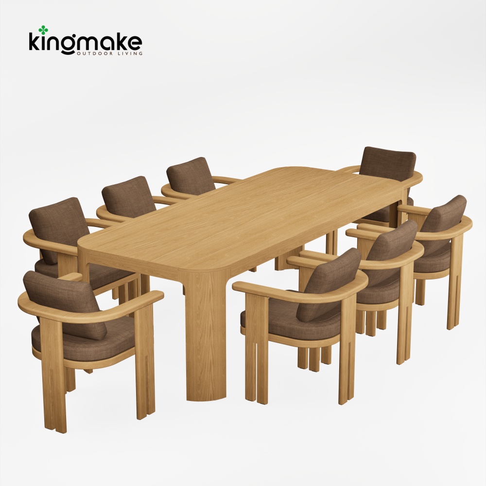 kinglife colletion luxury teak dining set