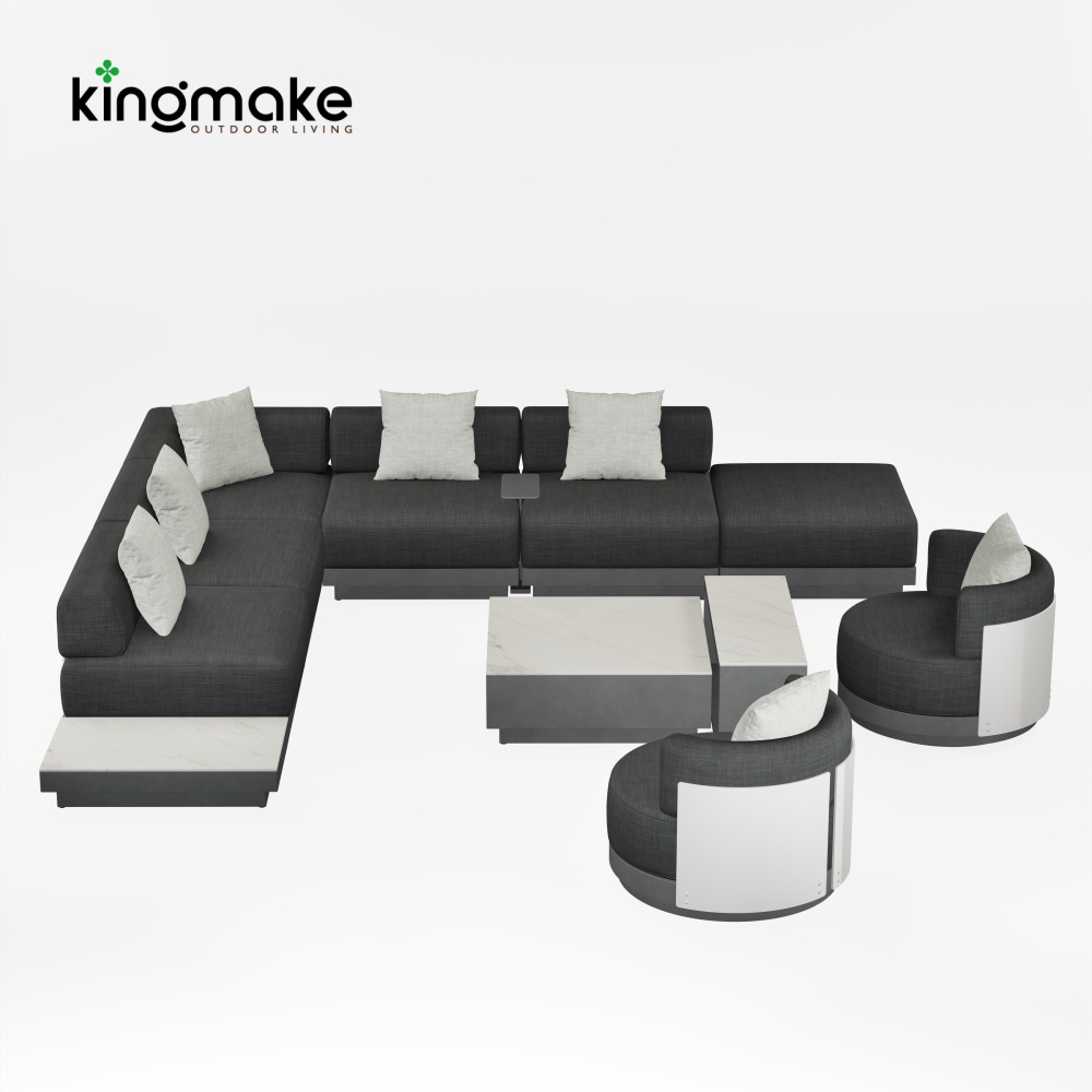 minilalist vita corner collection modular sofa set