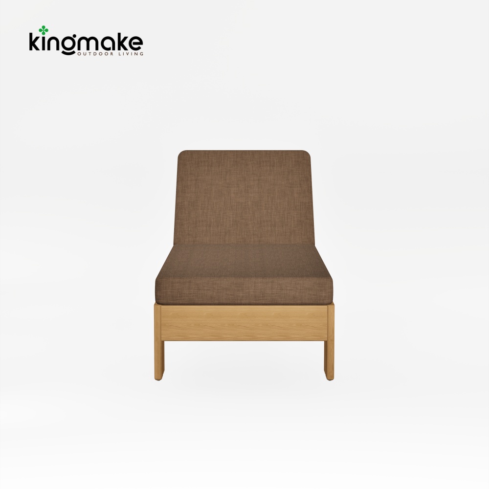 kinglife colletion luxury teak sun lounger
