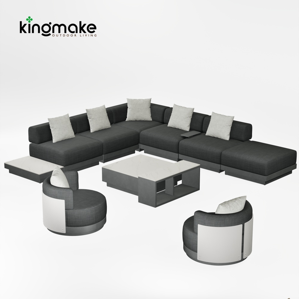 minilalist vita corner collection modular sofa set
