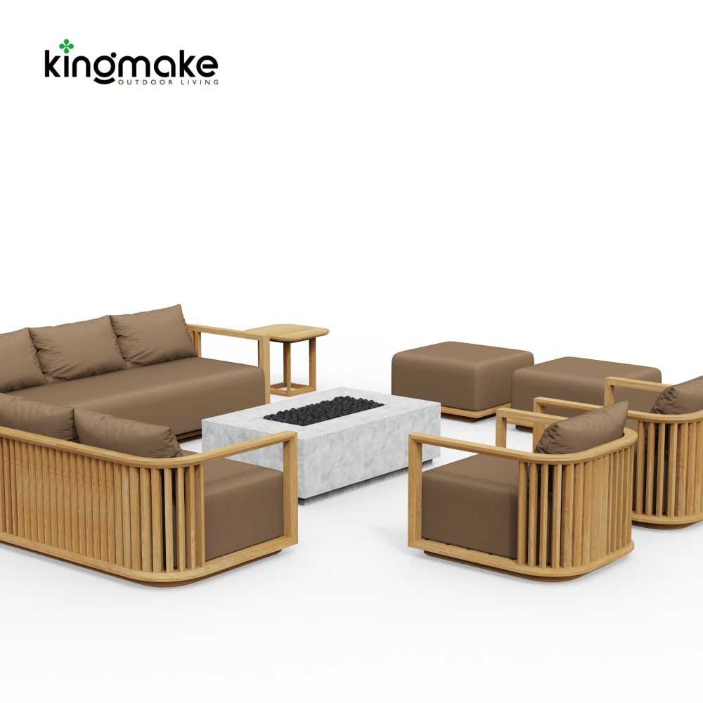 high-end teak maui colletion sofa