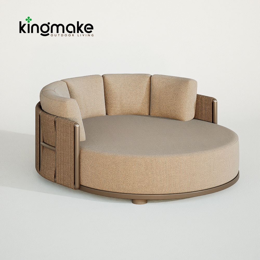 Modern Aluminum Woven Outdoor Daybed KMD18010