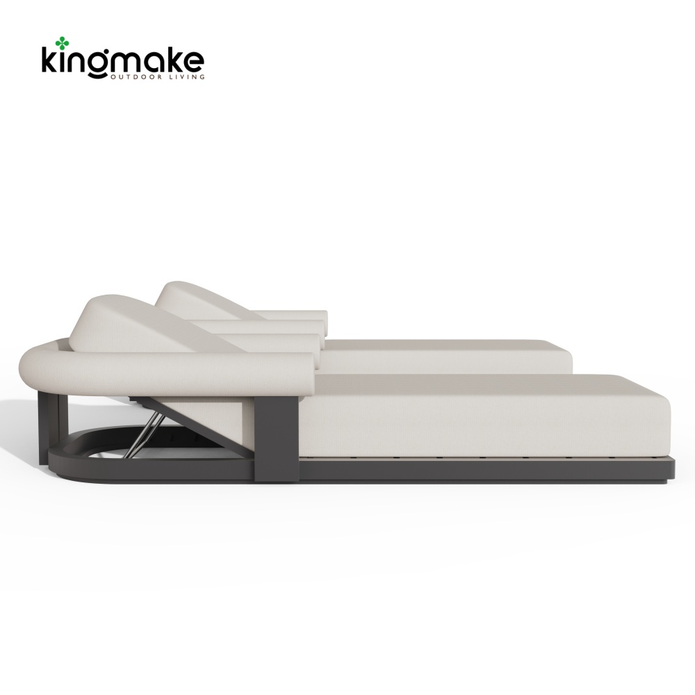 Modern Aluminum Frame Sun Lounger – Mali Collection