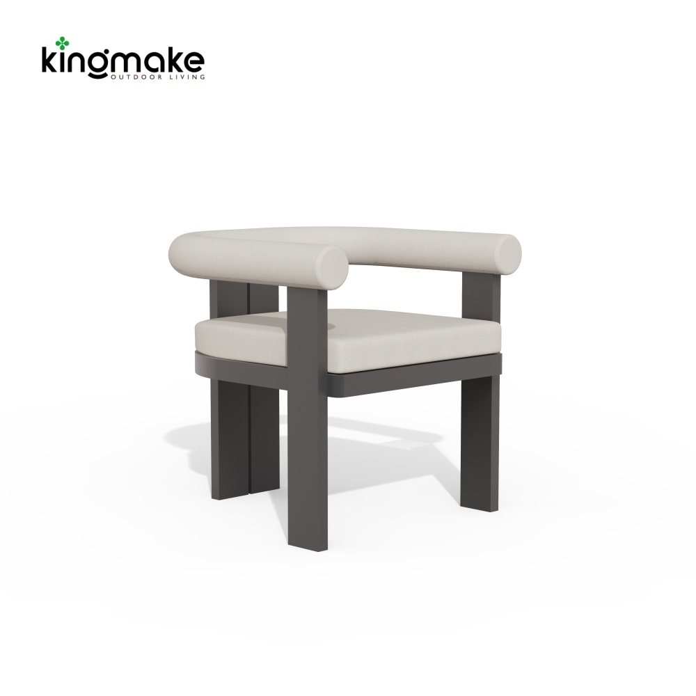 Modern Aluminum Frame Outdoor Dining Chair – Mali Collection
