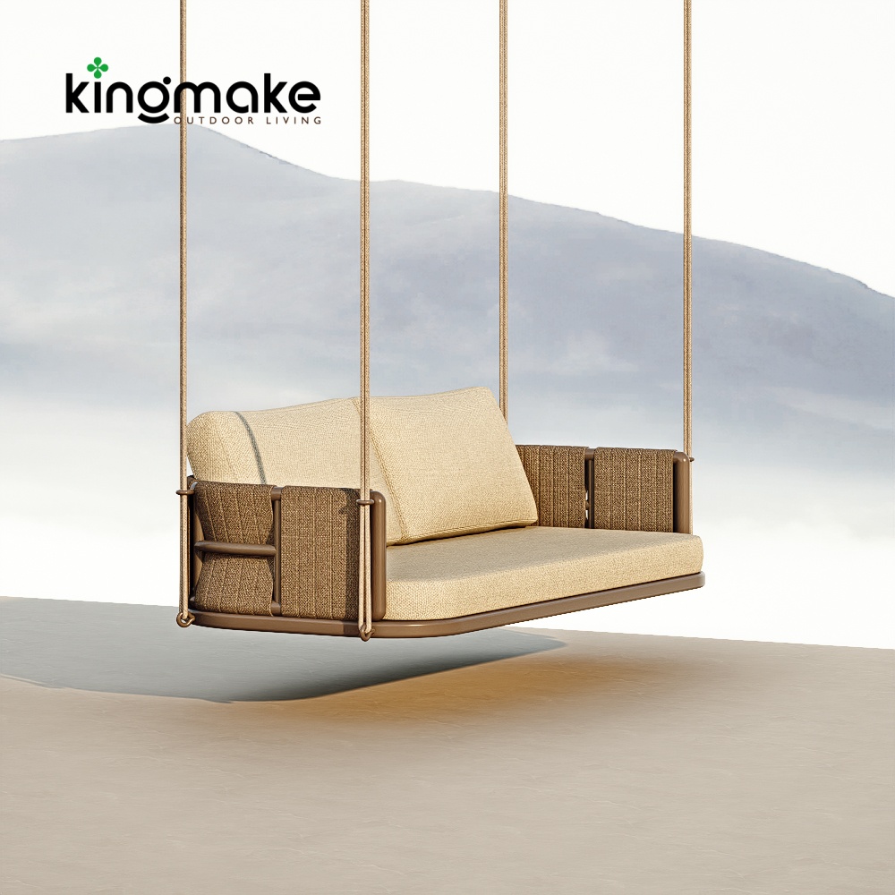 Modern Aluminum Woven Outdoor Swing Chair KMD18010