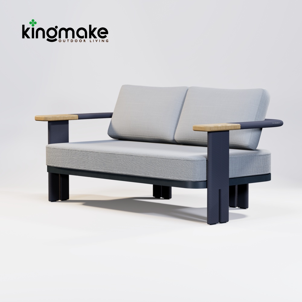 Aluminum Rope Woven Outdoor Sofa KMD18001
