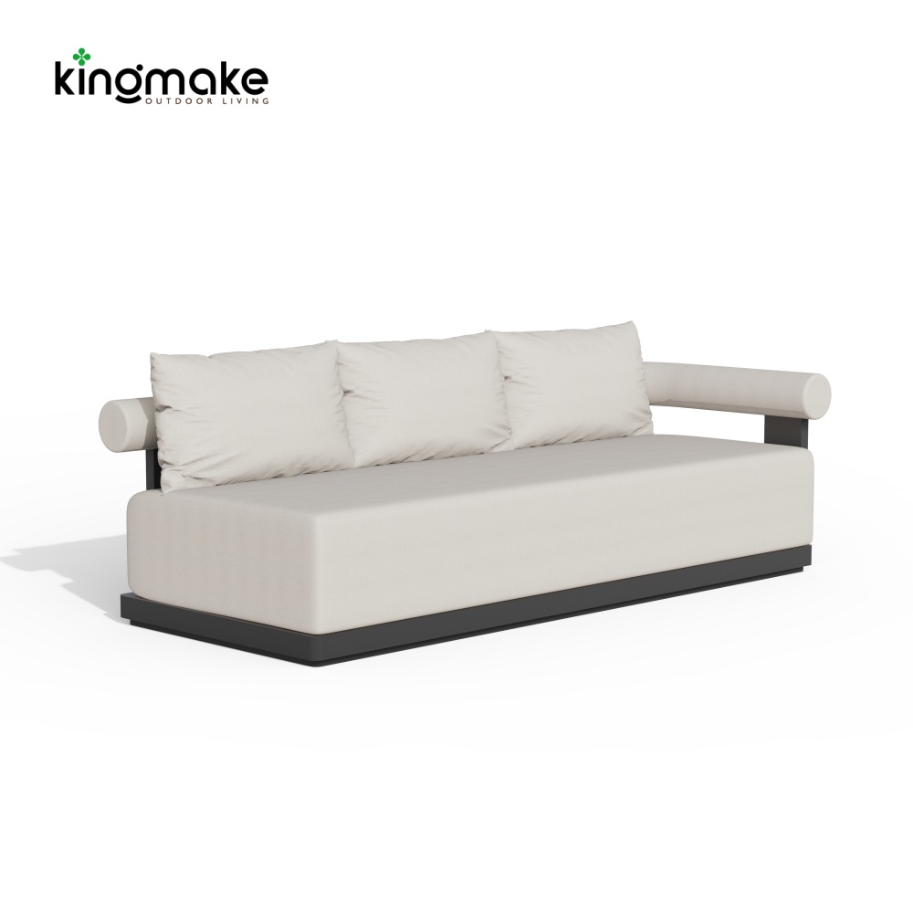 Modern Aluminum L-Shape Outdoor Sectional Sofa – Mali Collection
