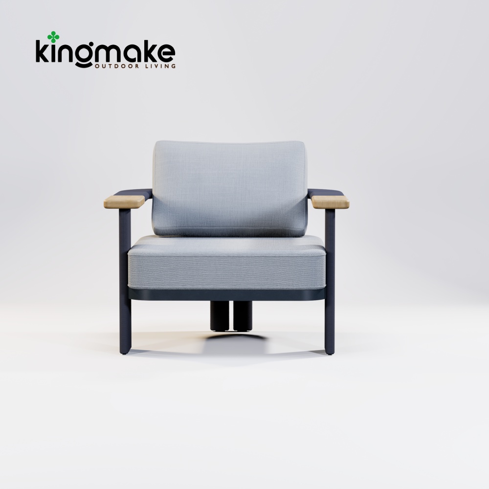 Aluminum Rope Woven Outdoor Sofa KMD18001