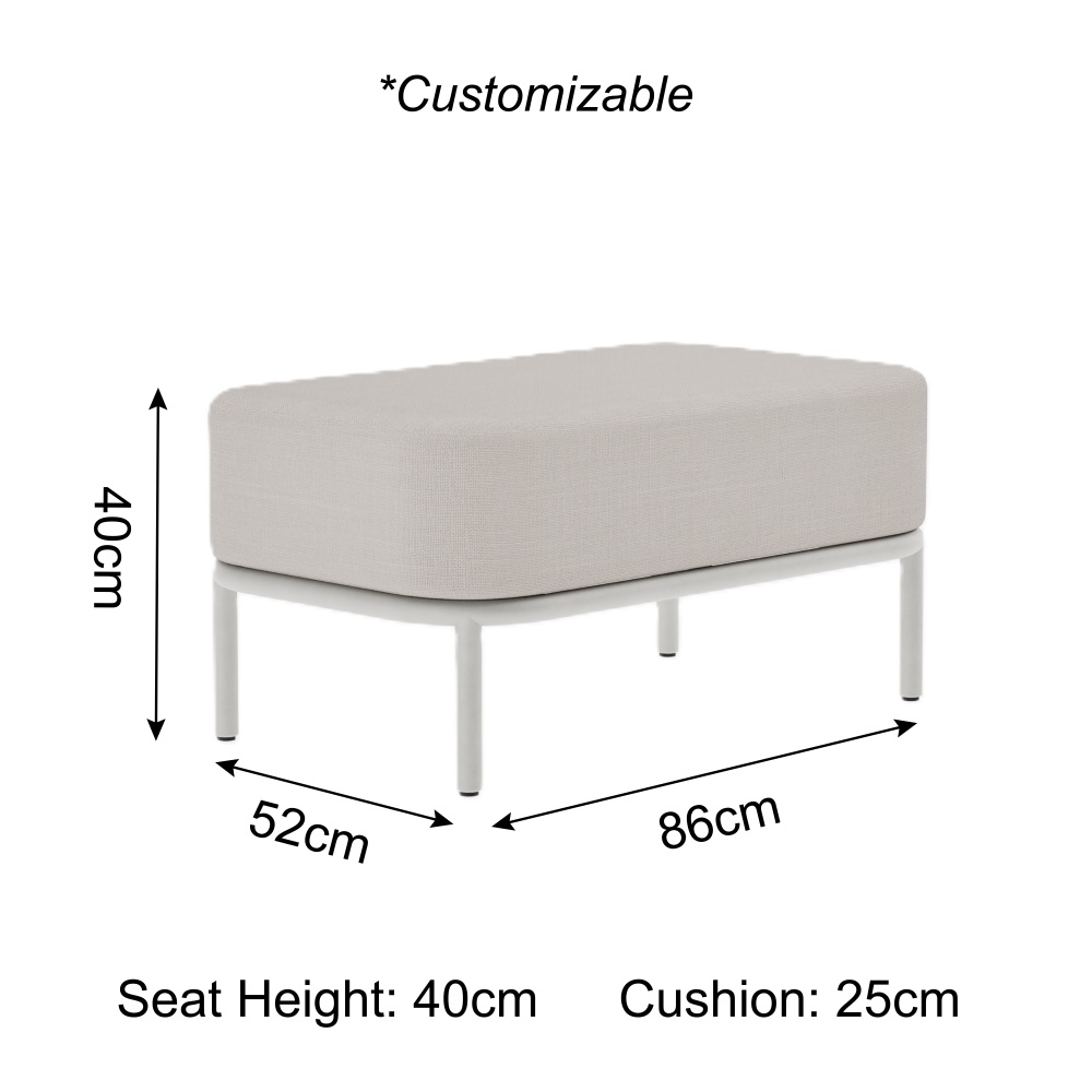 Nex Collection Aluminum Weave Outdoor Sofa Set