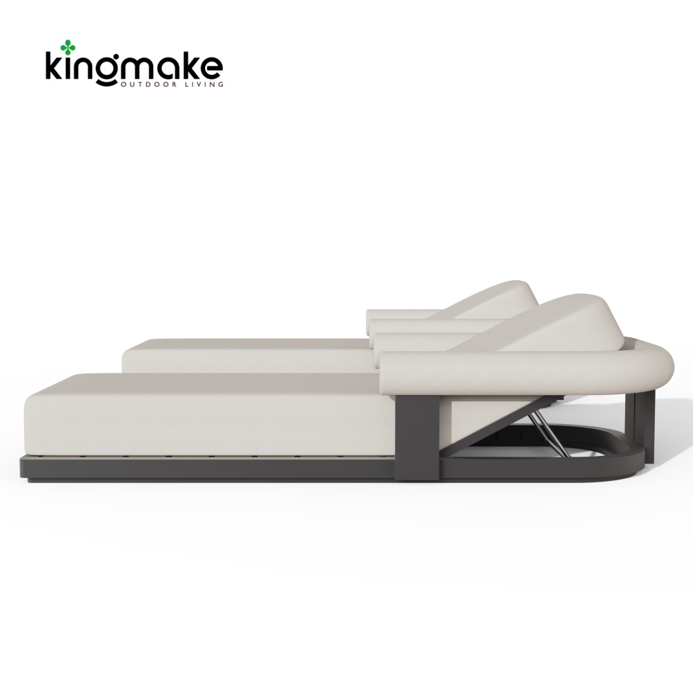Modern Aluminum Frame Sun Lounger – Mali Collection
