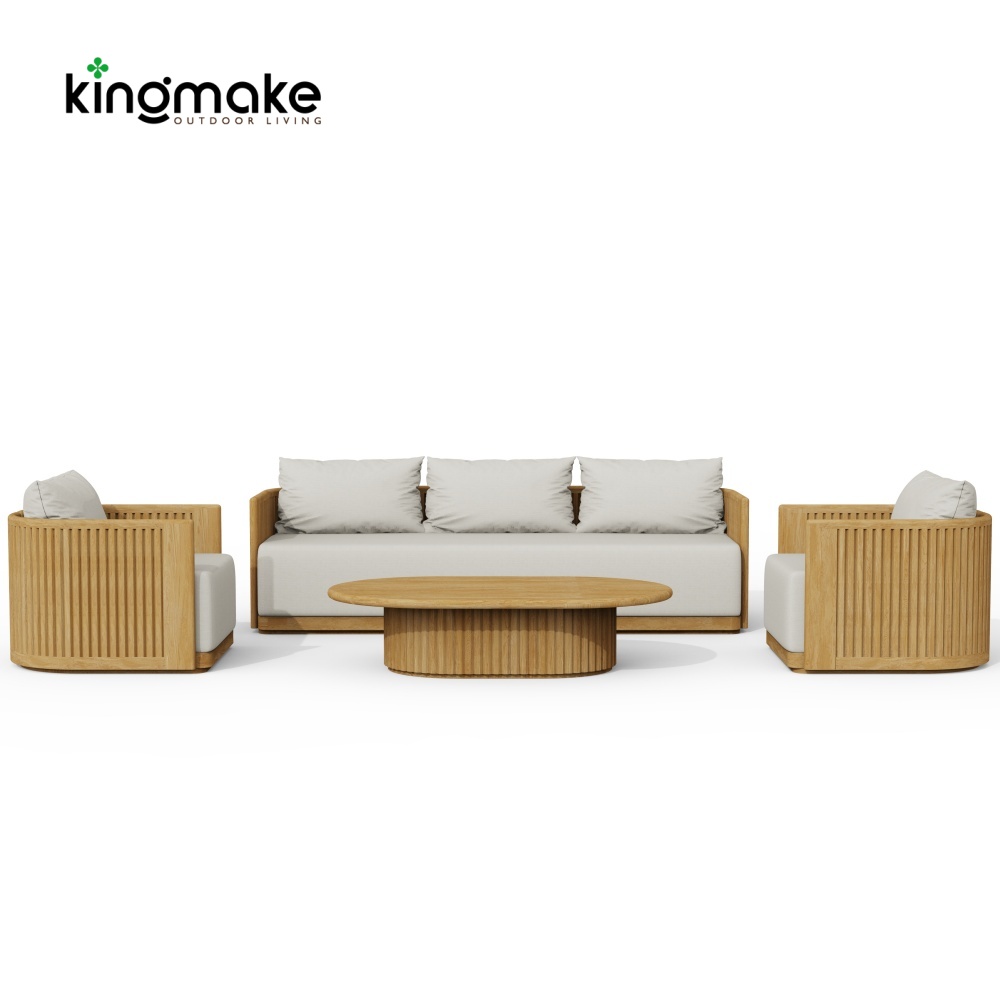 Luxury Teak Outdoor Sofa Set
