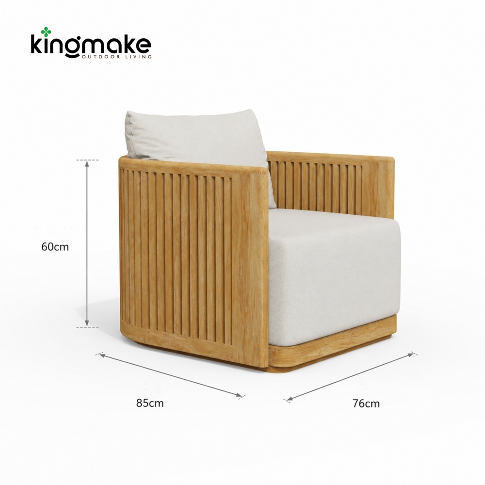 Amalfi Collection Teak Outdoor Sofa Set