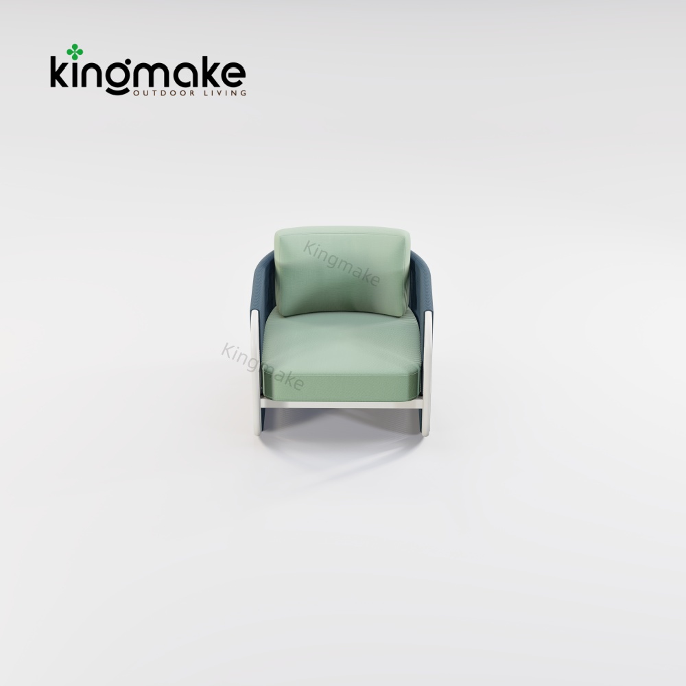 Modern Aluminum URound Collection Sofa KM18014