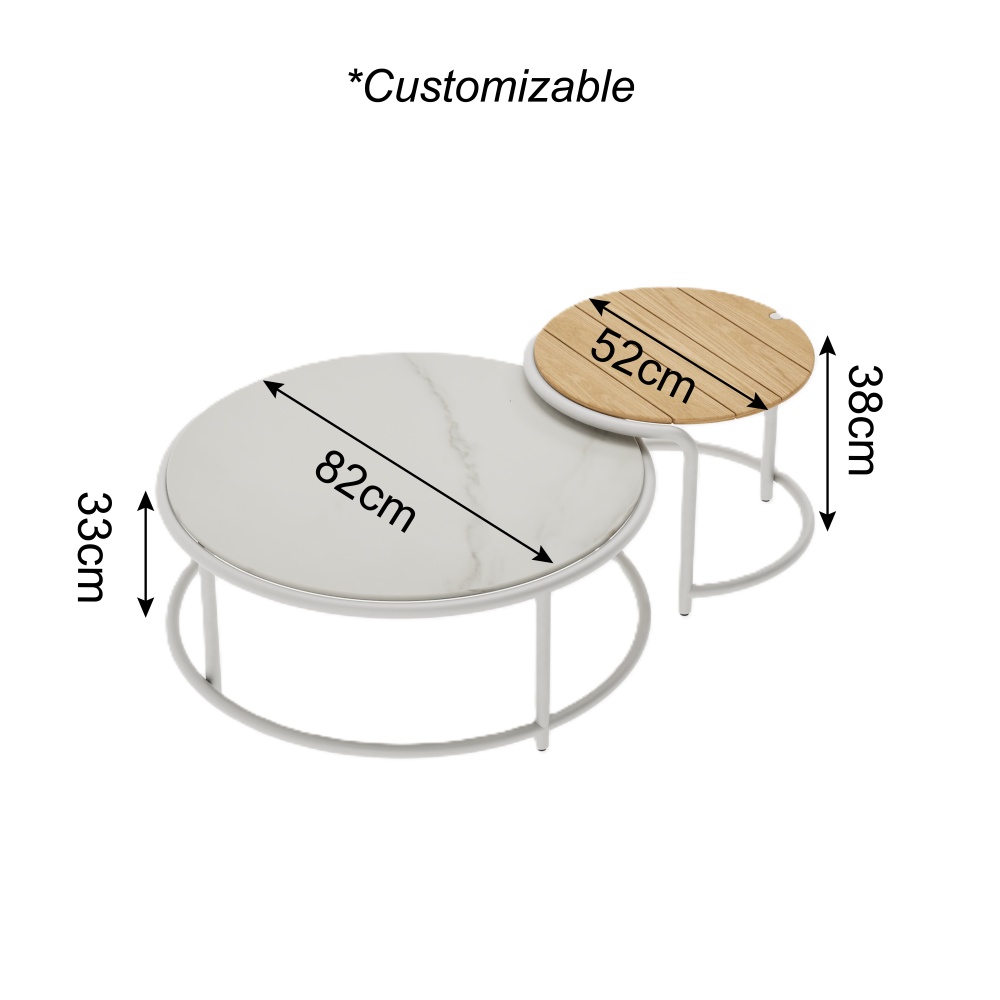 Nex Collection Aluminum Weave Outdoor Sofa Set