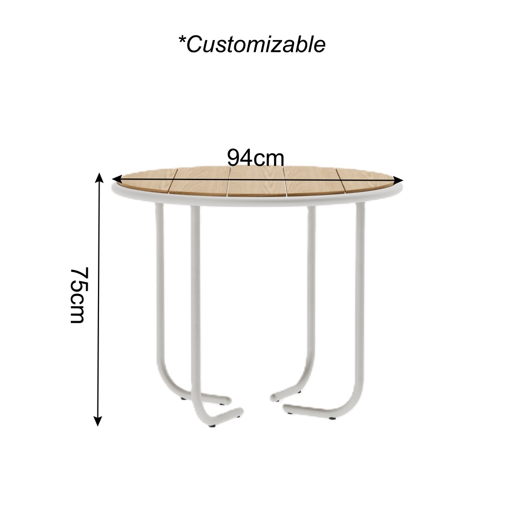 Nex Collection Aluminum Weave Outdoor Dining Set