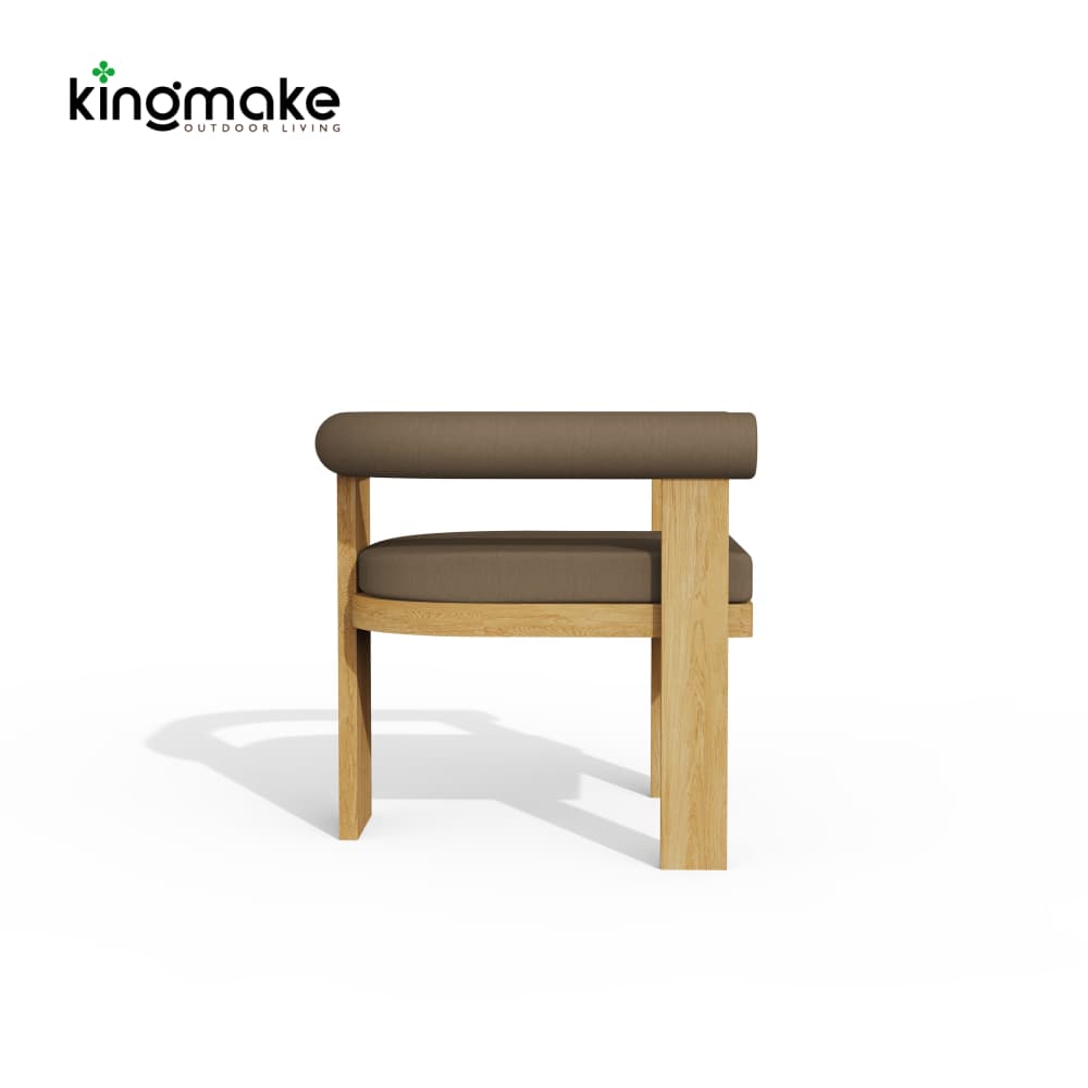 Modern Teak Wood Rectangular Outdoor Dining Set – Mali Collection