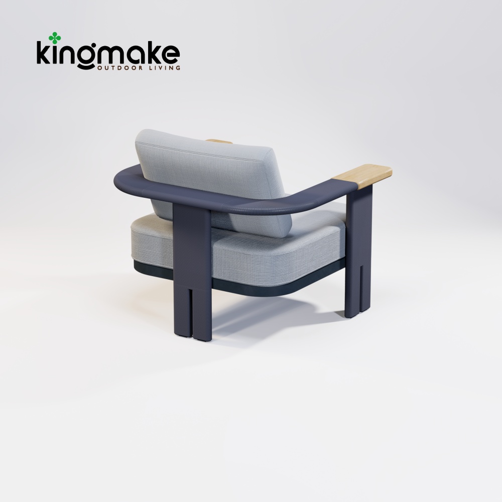 Aluminum Rope Woven Outdoor Sofa KMD18001