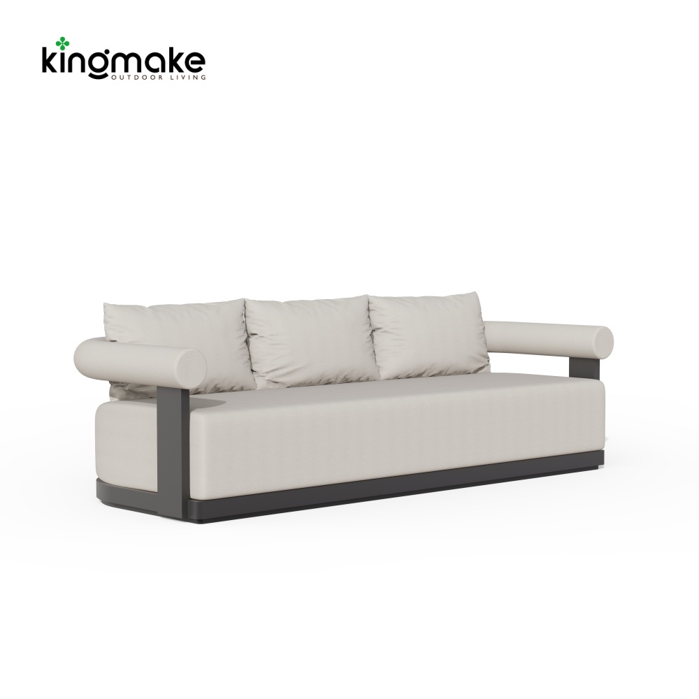 Modern Aluminum Three-Seater Outdoor Sofa – Mali Collection