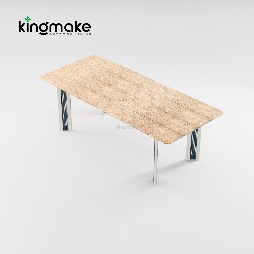 Modern Aluminum URound Collection Dining Set KM18014