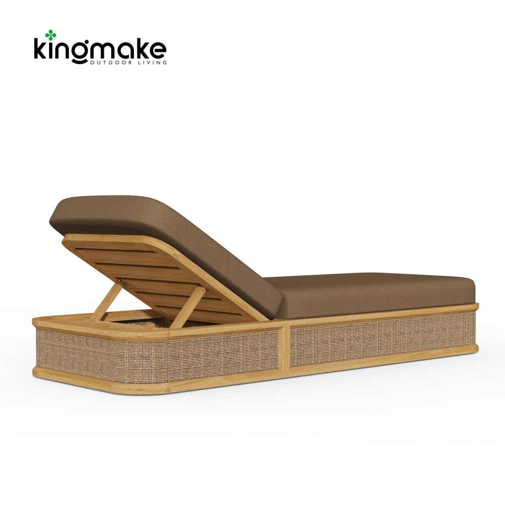 high-end maui cane collection sun lounger