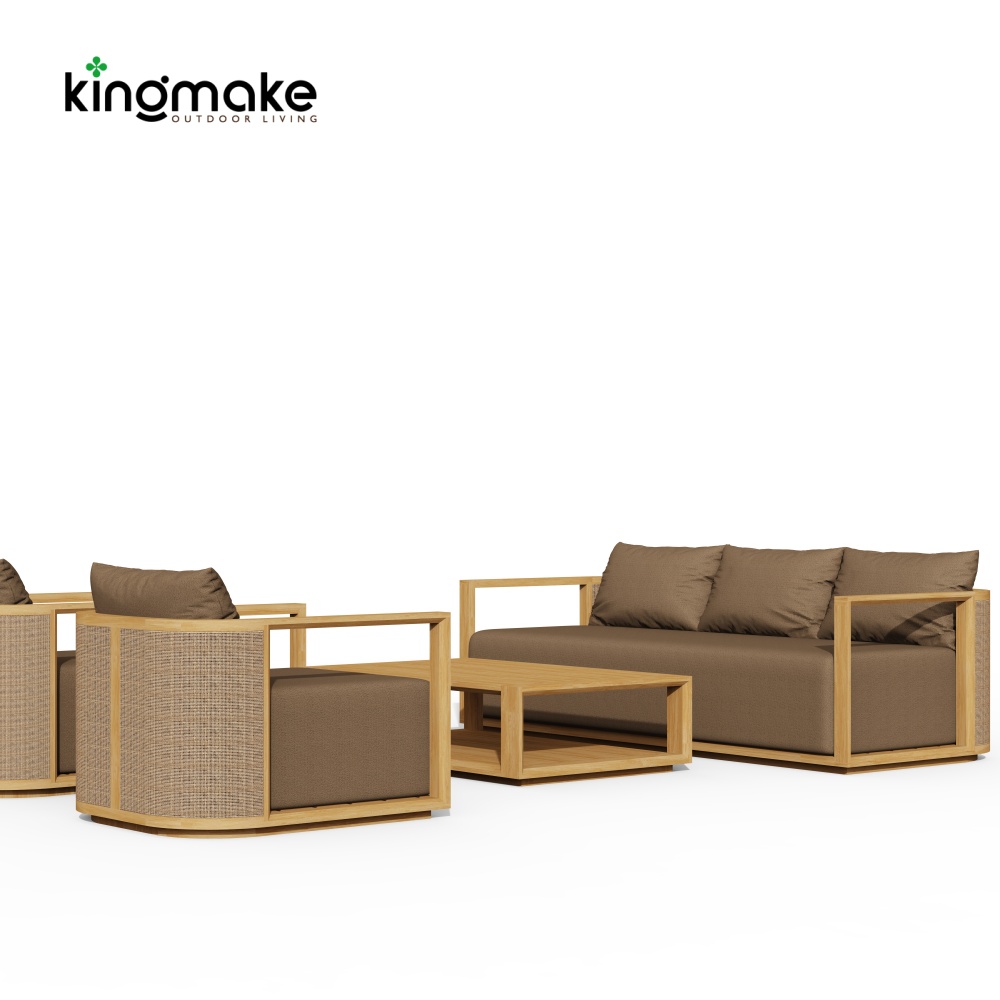 high-end maui cane collection sofa set