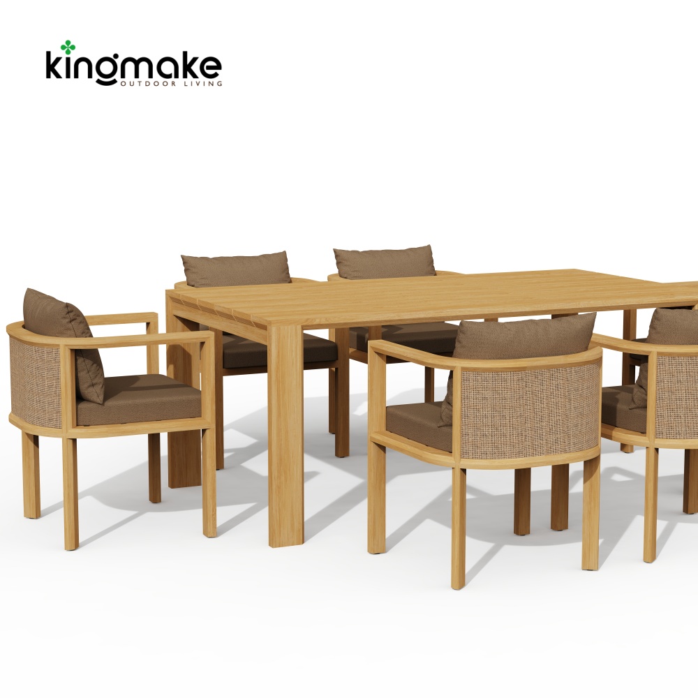 high-end maui cane collection dining set