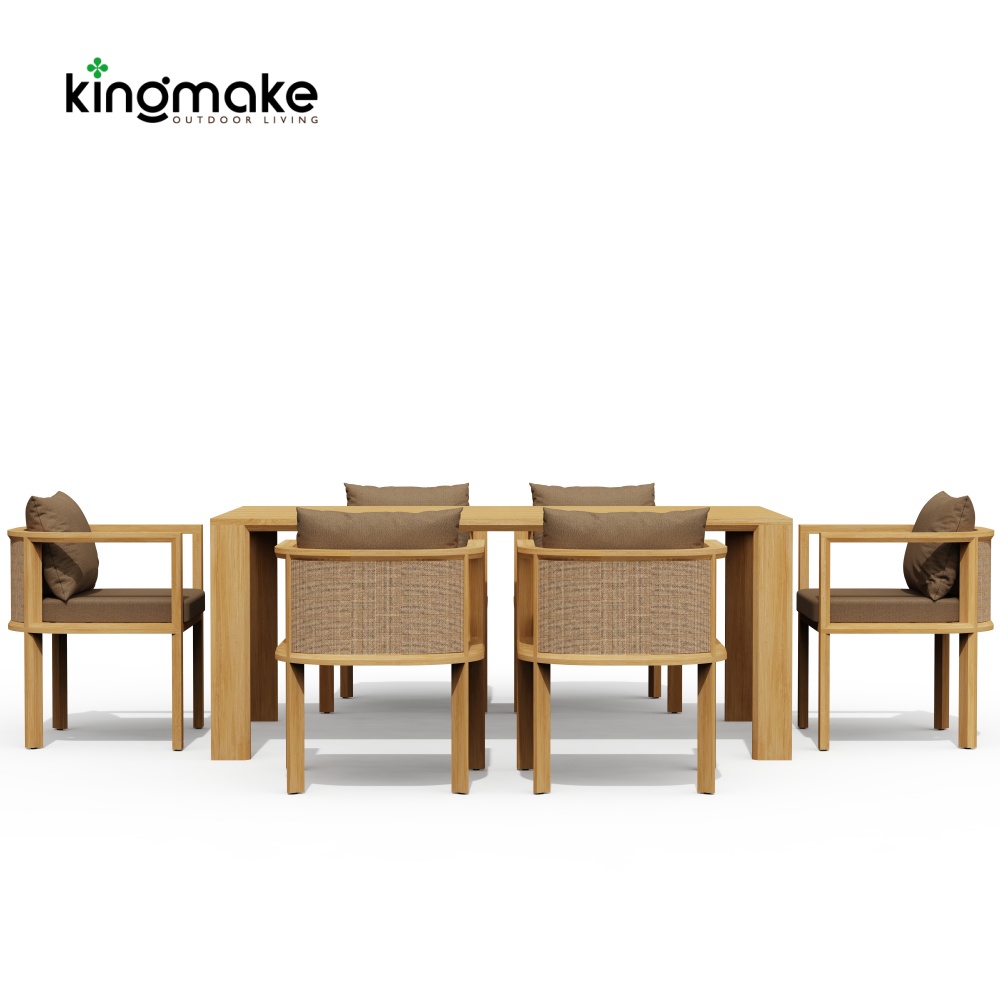 high-end maui cane collection dining set