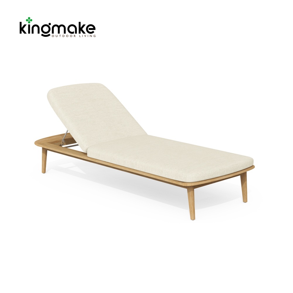 Modern Natural Teak Kael Collection Sun Loungers KMD18027