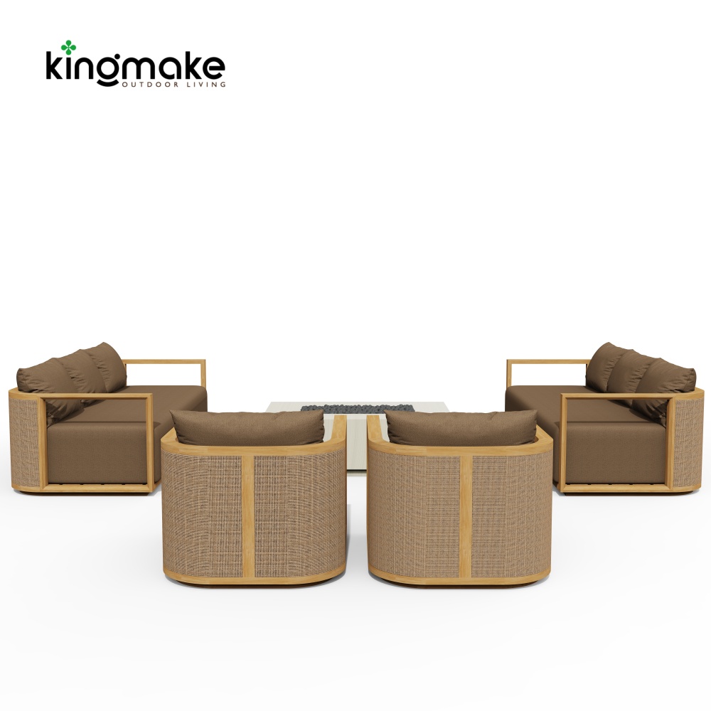 high-end maui cane collection sofa set