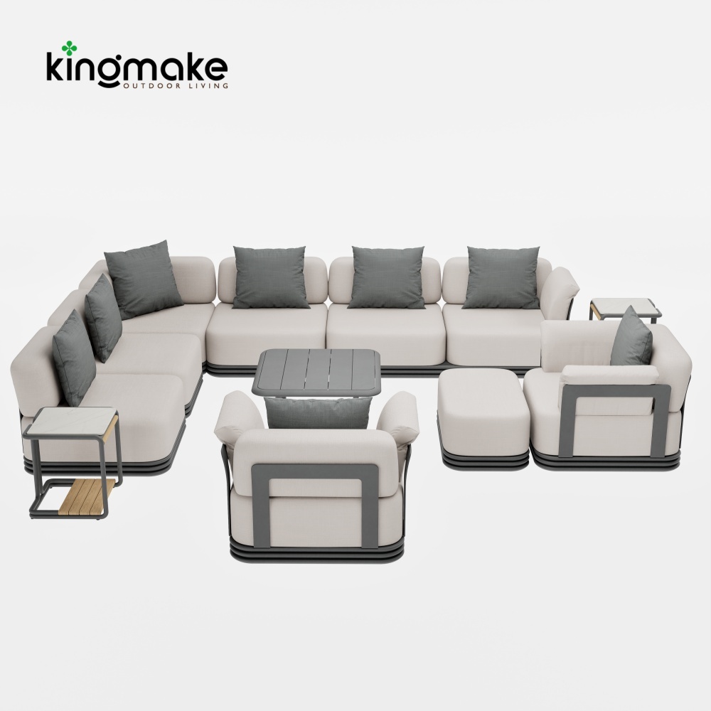 Layva Collection L-Shape Sectional Sofa Set