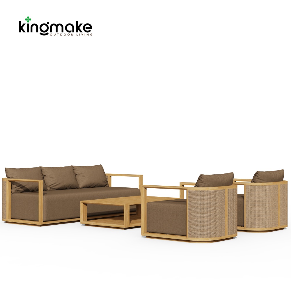 high-end maui cane collection sofa set