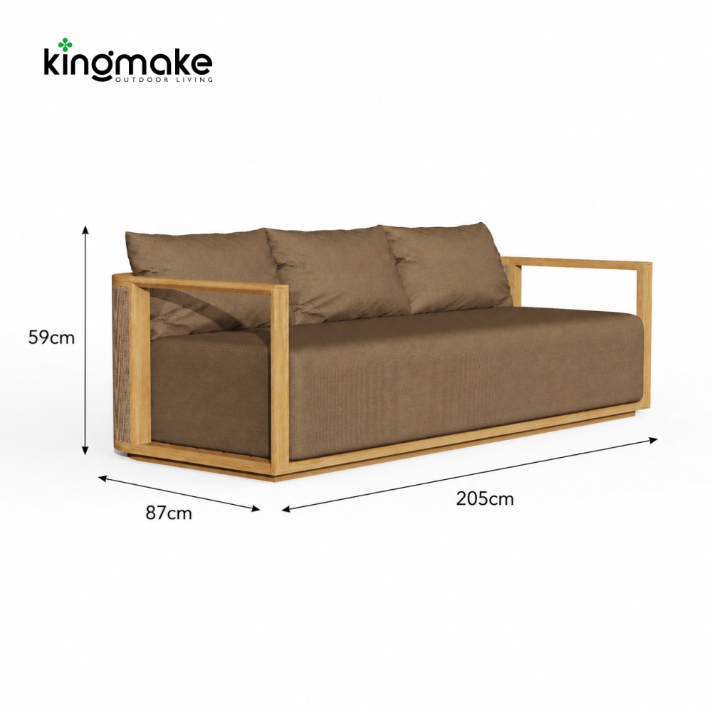 high-end maui cane collection sofa set