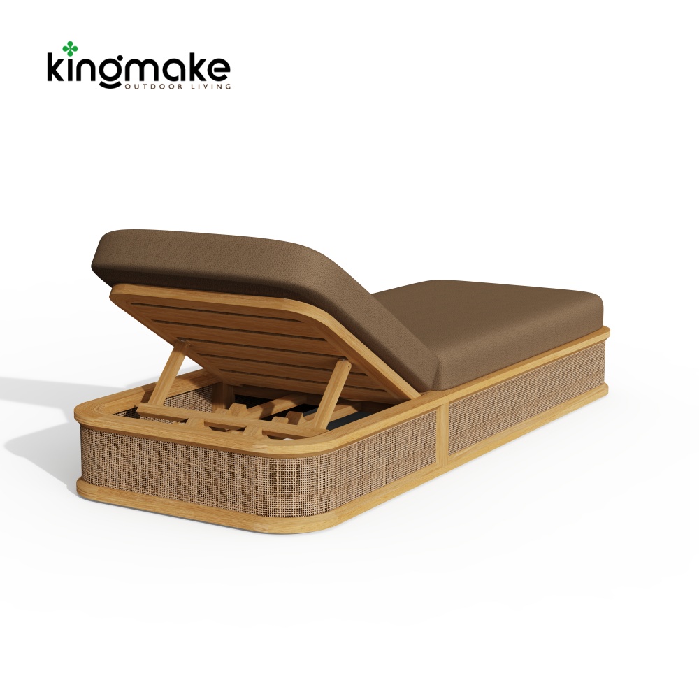 high-end maui cane collection sun lounger