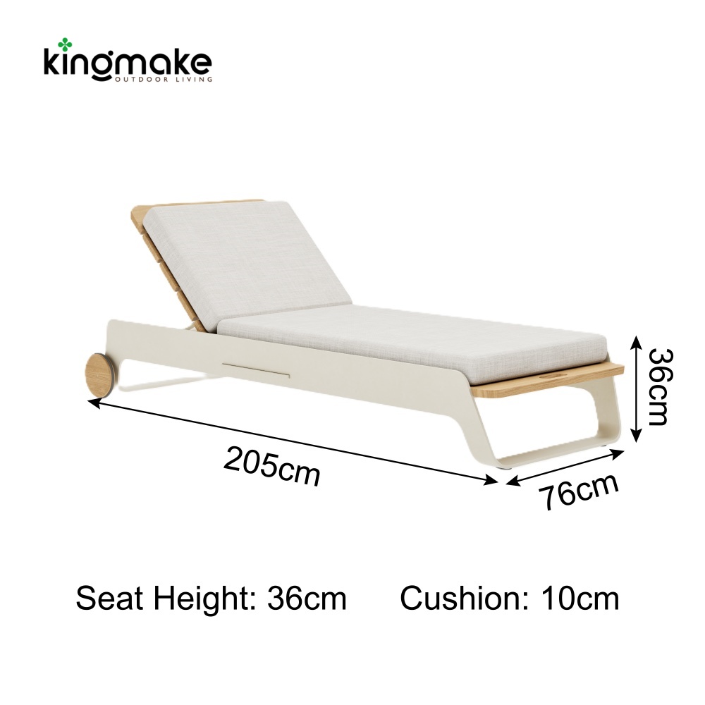 Alpha Collection Luxury Sun Lounger For Poolside