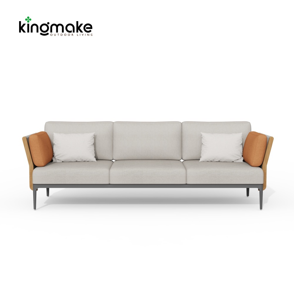Rope Weave Aluminum Conversation Sofa Set