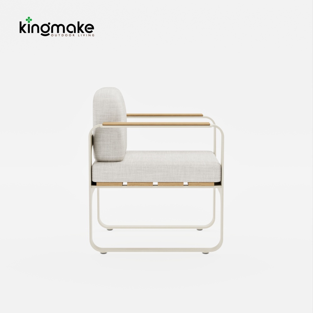 Alpha Collection Modern Outdoor Dining Chair 
