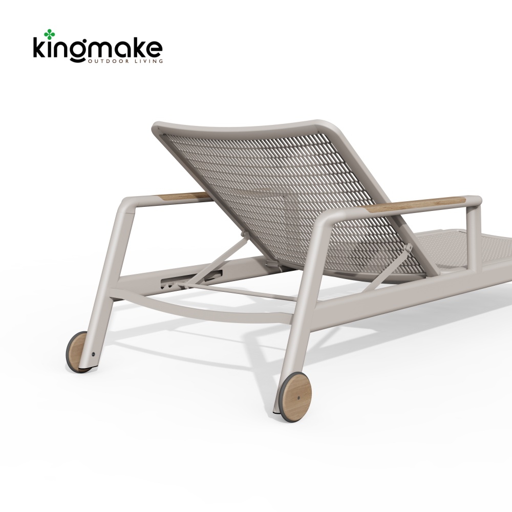 Cenxi Collection Aluminum Adjustable Outdoor Sun Lounger