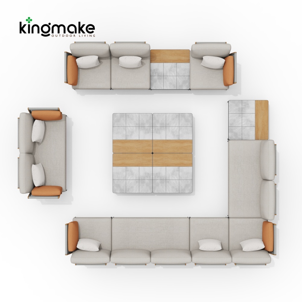 Albert Collection Modular Outdoor Lounge Sofa Set
