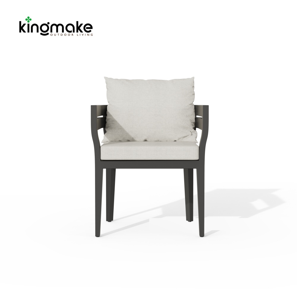 Cima Collection Modern Minimalist Aluminum Outdoor Dining Set