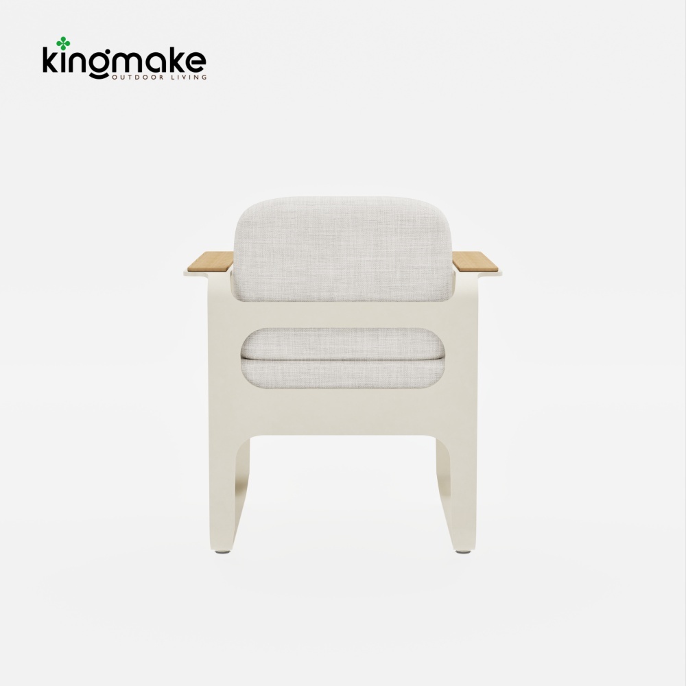Alpha Collection Modern Outdoor Dining Chair 