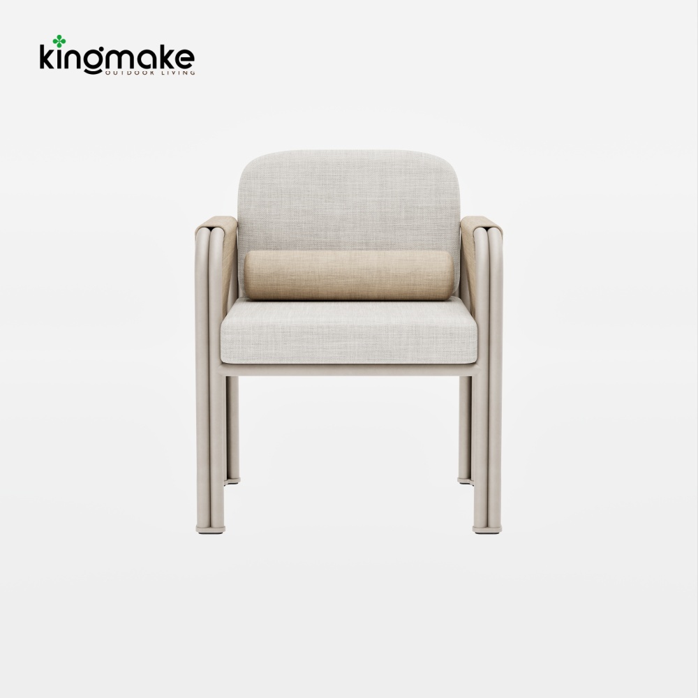 M.Y. Collection Aluminum Arched Outdoor Chair