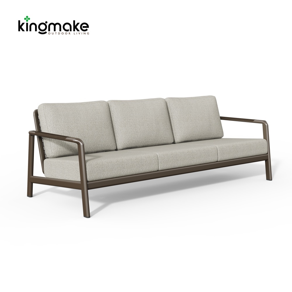 Cenxi Collection Aluminum Three Seaters Sofa