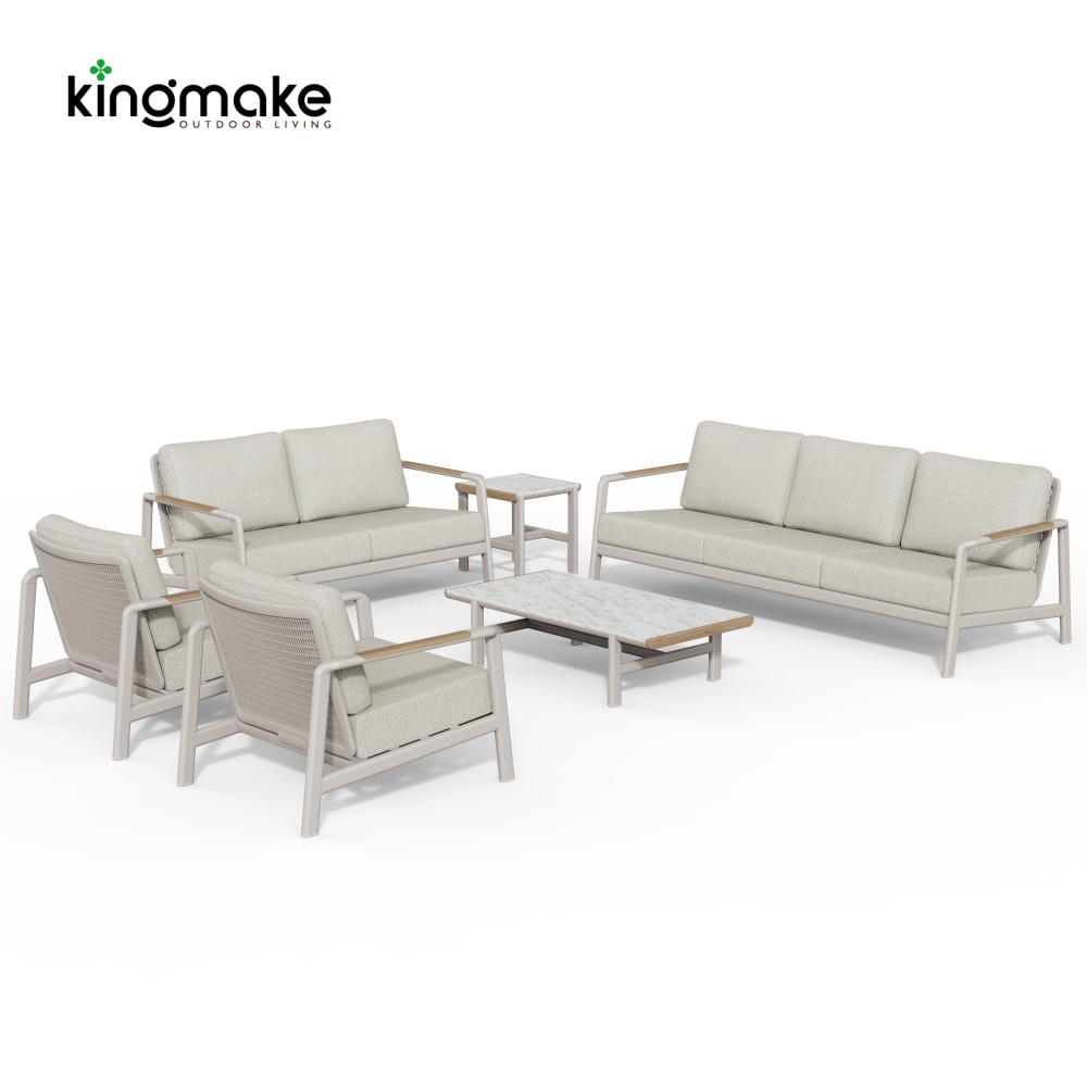 Cenxi Collection Aluminum Bronze Outdoor Sofa Set