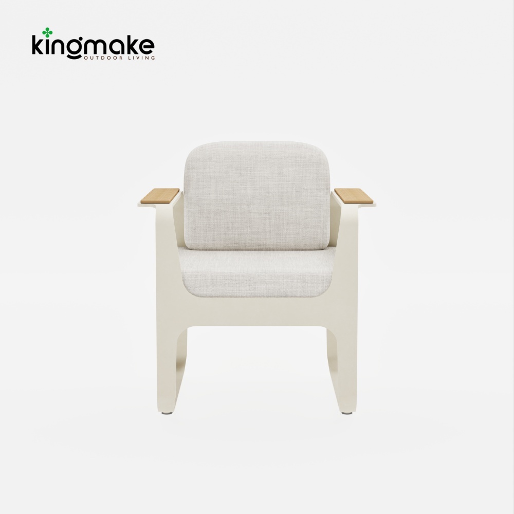 Alpha Collection Modern Outdoor Dining Chair 