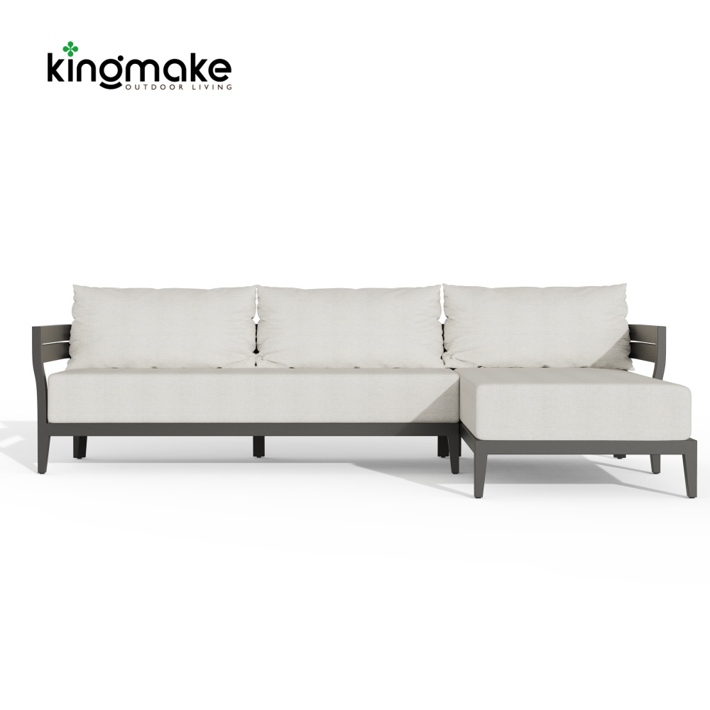 Cima Collection Aluminum Outdoor Sofa Set 