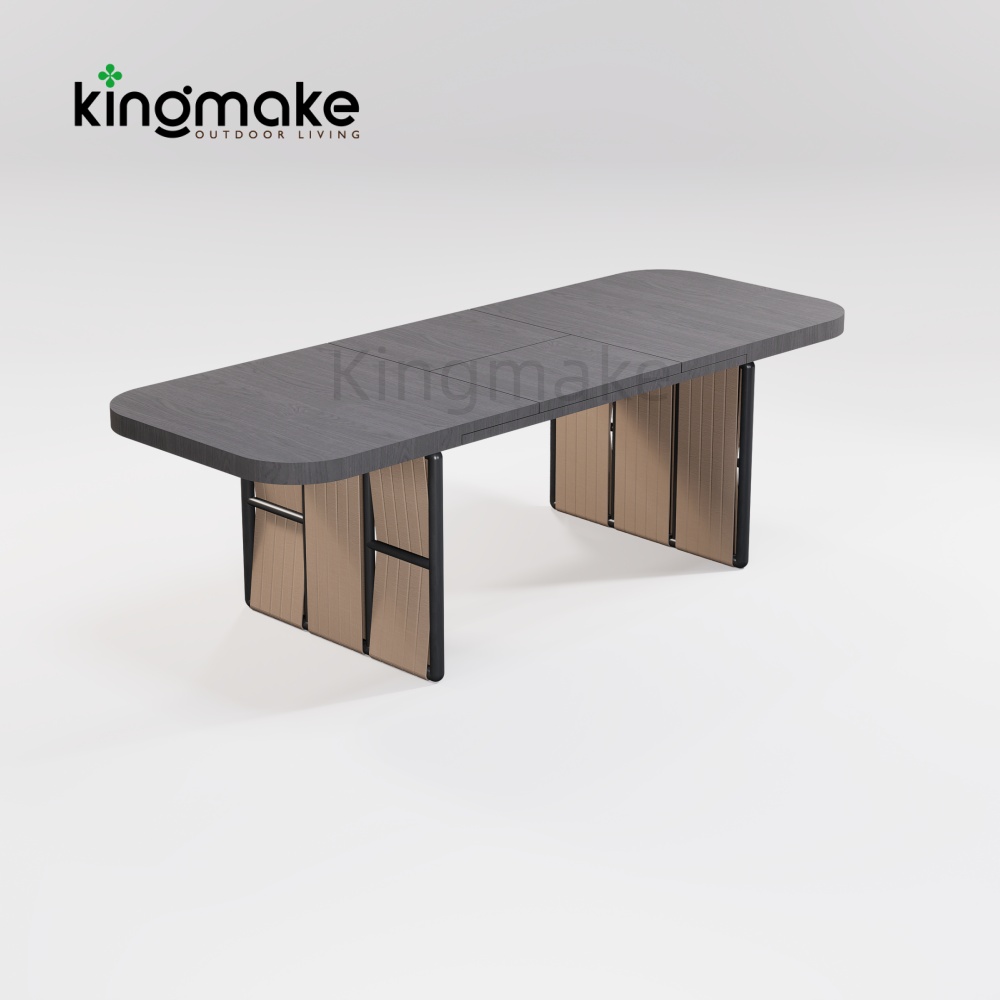 Modern Aluminum Woven Dining Set KMD18010