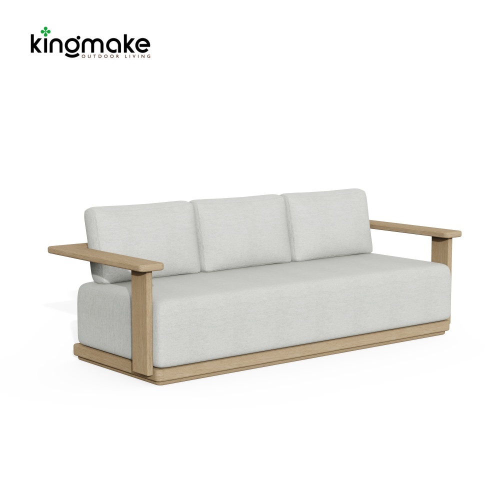 Modern Teak Outdoor Sofa KM18038