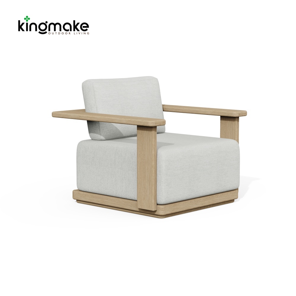 Modern Teak Outdoor Sofa KM18038