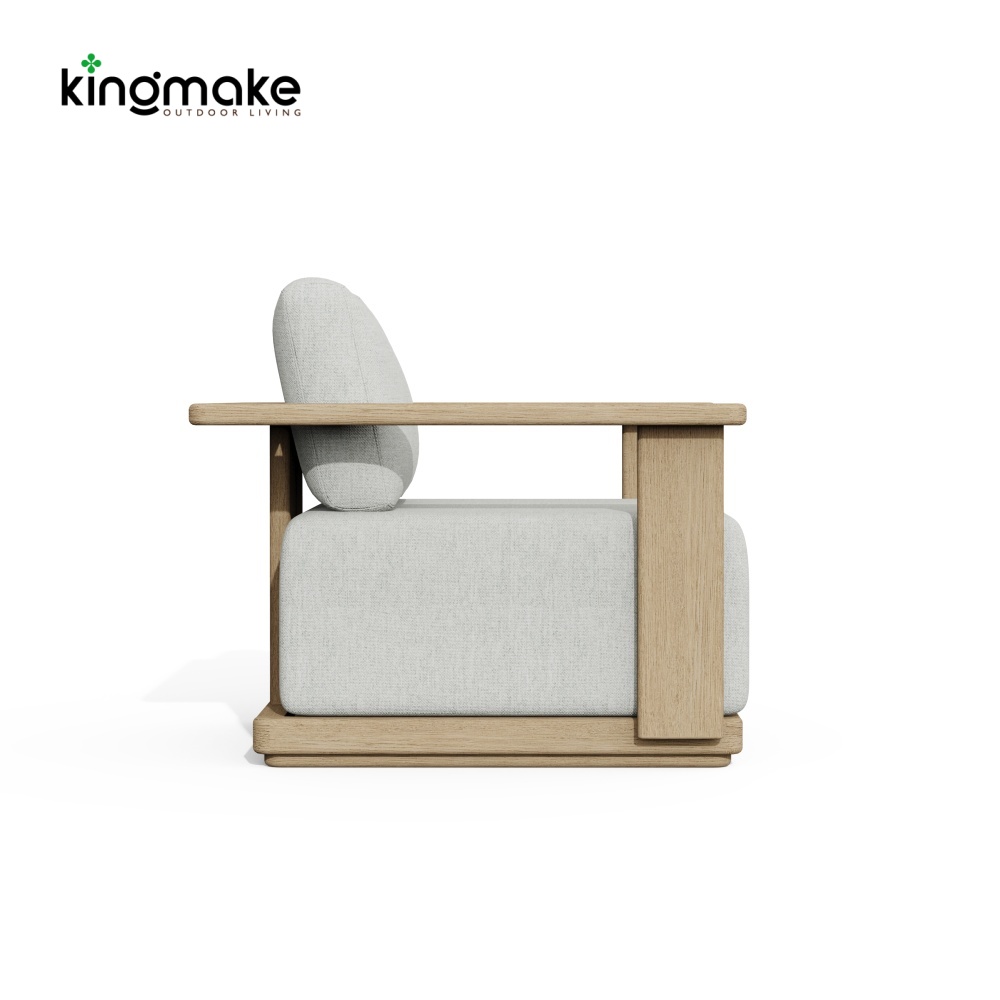 Modern Teak Outdoor Sofa KM18038
