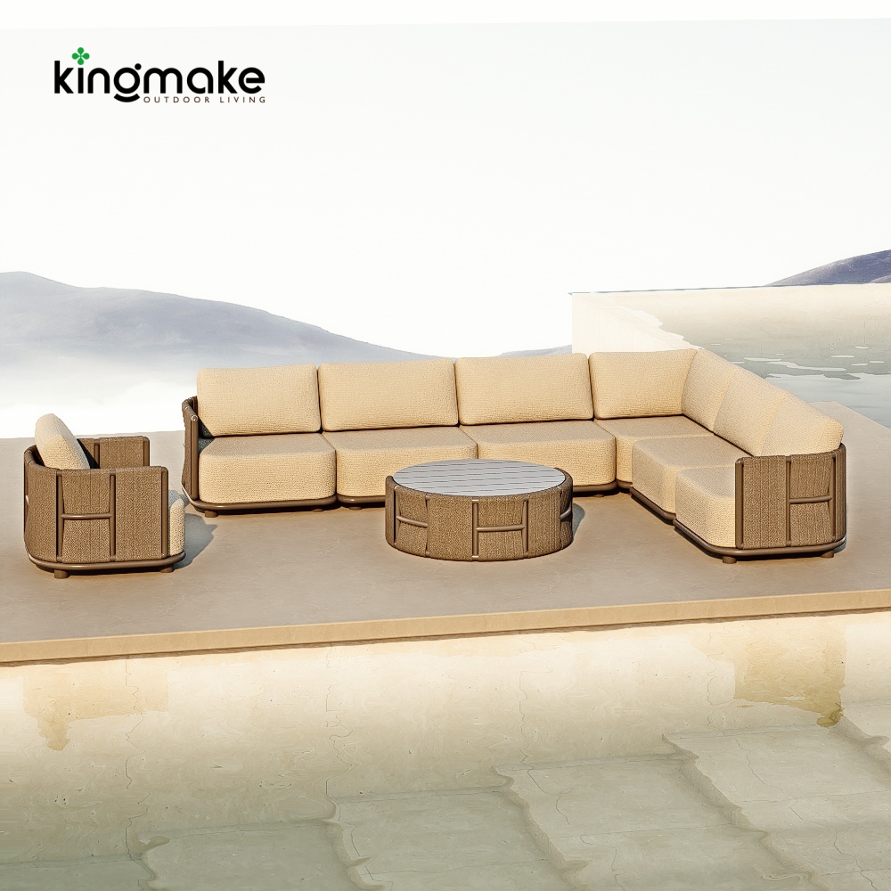 High-end Aluminum Outdoor Sofa Set KMD18010